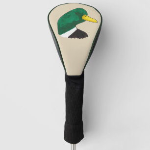Kunsthandwerk gezeichnet Mallard Duck Golf Headcover