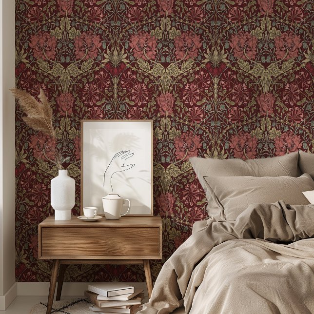 Kunsthandwerk Honeysuckle Peel & Stick Tapete (Von Creator hochgeladen)