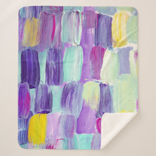 Kunsthandwerk in Handgemälden Sherpadecke