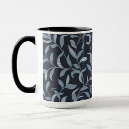 Kunsthandwerk Inspiriert Blaues Leaf Tasse