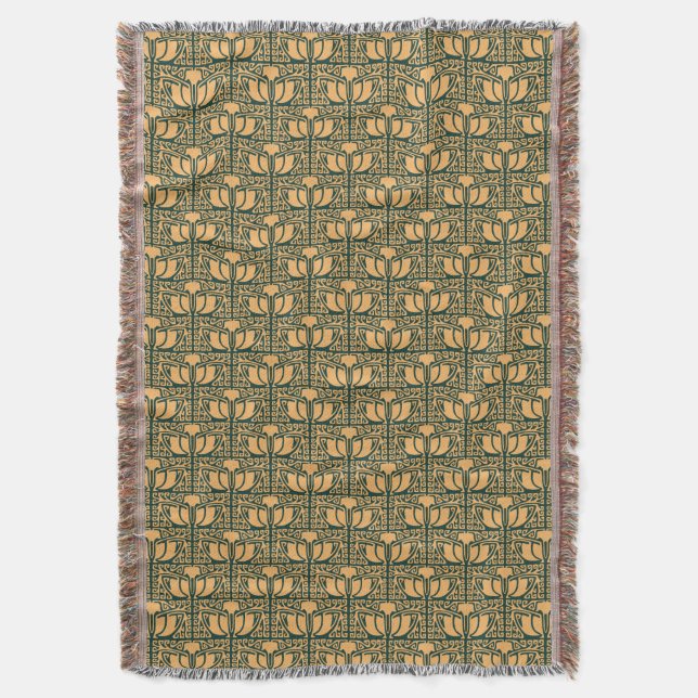 Kunsthandwerk/ Jugendstil Gestaltete Heckkunst Decke (Vorderseite Vertikal)