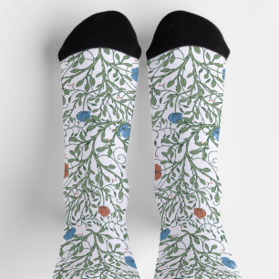 Kunsthandwerk Mohnblumen Socken