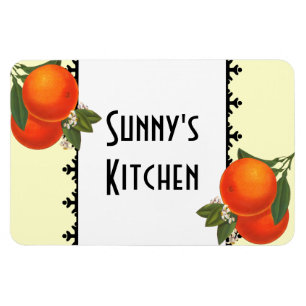 Kunsthandwerk Orange Magnet