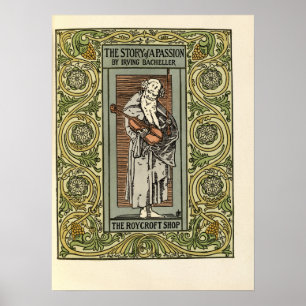 Kunsthandwerk Vintag 1901 Roycroft Poster