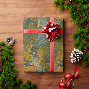 Kunsthandwerk Walter Crane Pfauenmuster Geschenkpapier