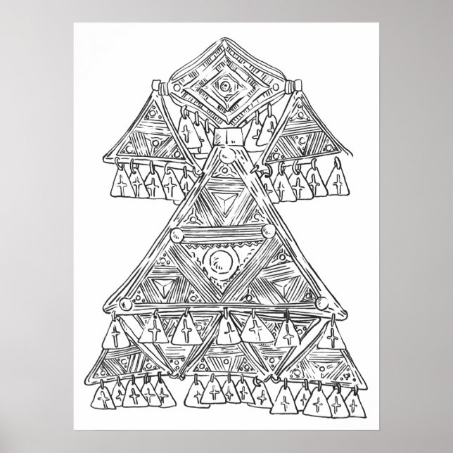 Kunsthandwerkergesteck Poster (Vorne)