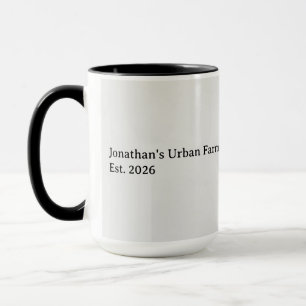 Kunsthandwerkliches gesprenkeltes Ei personalisier Tasse