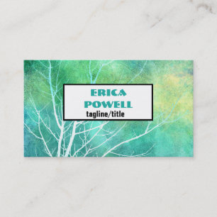 Kunsthandwerkskarte auf zwei Seiten Visitenkarte