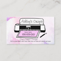 Kunsthandwerkskarte Vinyl Business Card - Silhouet