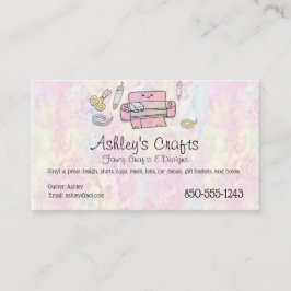 Kunsthandwerkskarte Vinyl Business Card - Silhouet Visitenkarte