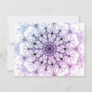 Kunsthandwerkskarten Mandala Postkarte