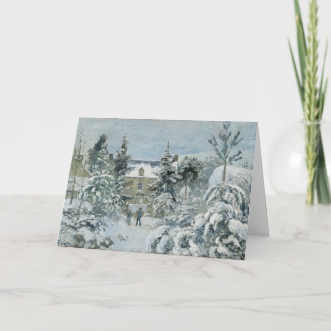 Kunsthistorische Grußkarte von Camille Pissarro Karte (Vorderseite)
