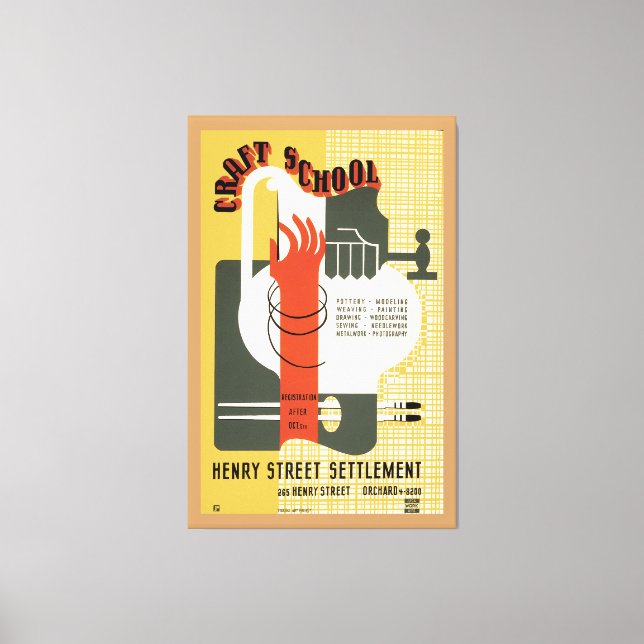 Kunsthochschule Leinwanddruck (Vorderseite)