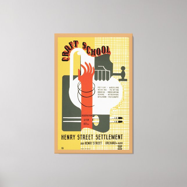 Kunsthochschule Leinwanddruck (Vorderseite)