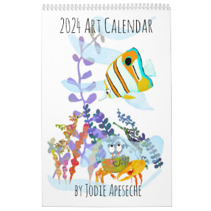 Kunstkalender 2024 von Jodie Apeseche Kalender