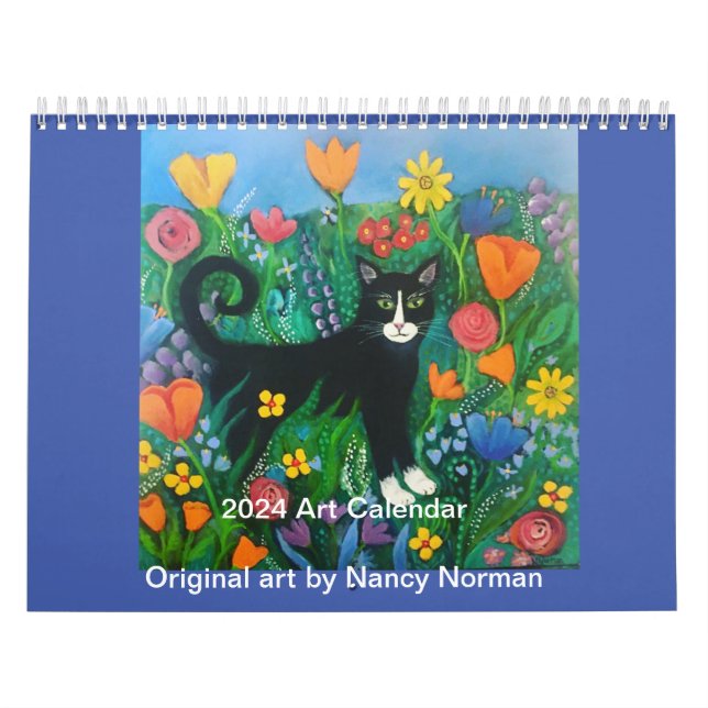 Kunstkalender 2024 von Nancy Norman Kalender (Titelbild)