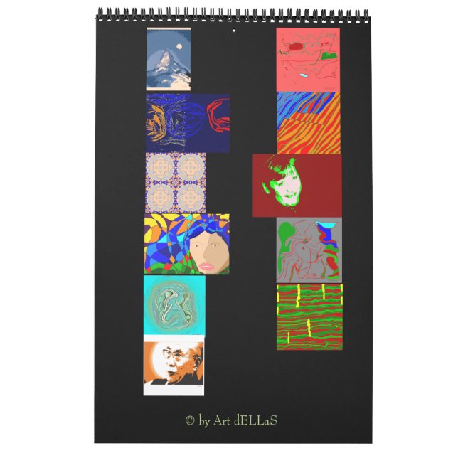 Kunstkalender Kalender (Rückseite)