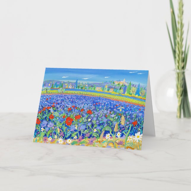 Kunstkarte: Blume für Honig, Provence Karte (Vorderseite)