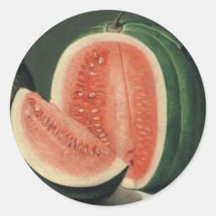 Kunstkleber "Melons" Runder Aufkleber
