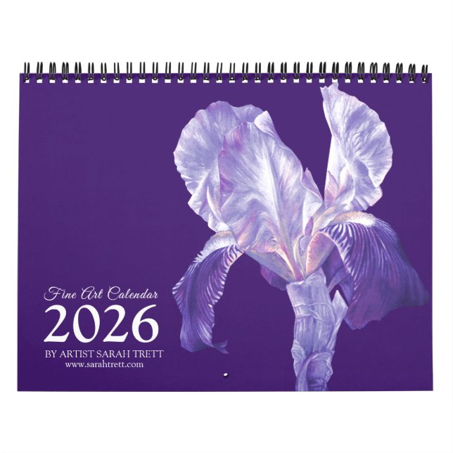Kunstkunst der Künstlerin Sarah Trett Blume und Ti Kalender (Titelbild)