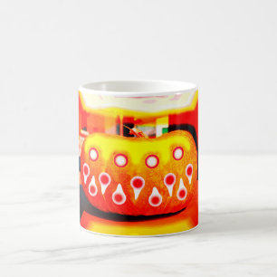 Kunstkürbis zu Halloween Kaffeetasse