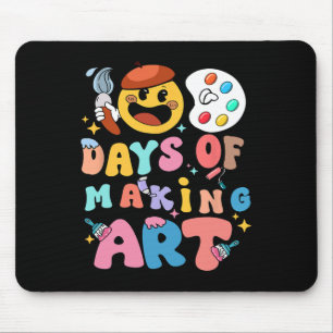 Kunstlehrer 100 Tage Kunst machen Kunstlehrer 100. Mousepad