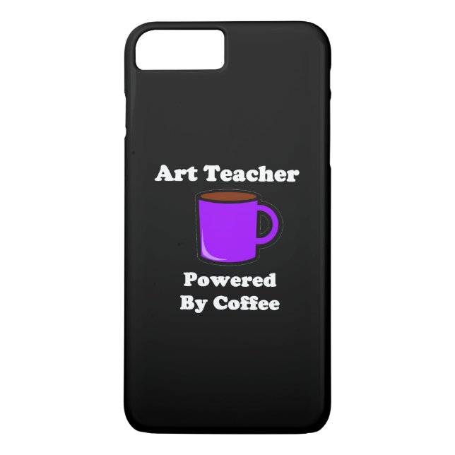 "Kunstlehrer" angetrieben durch Kaffee Case-Mate iPhone Hülle (Rückseite)