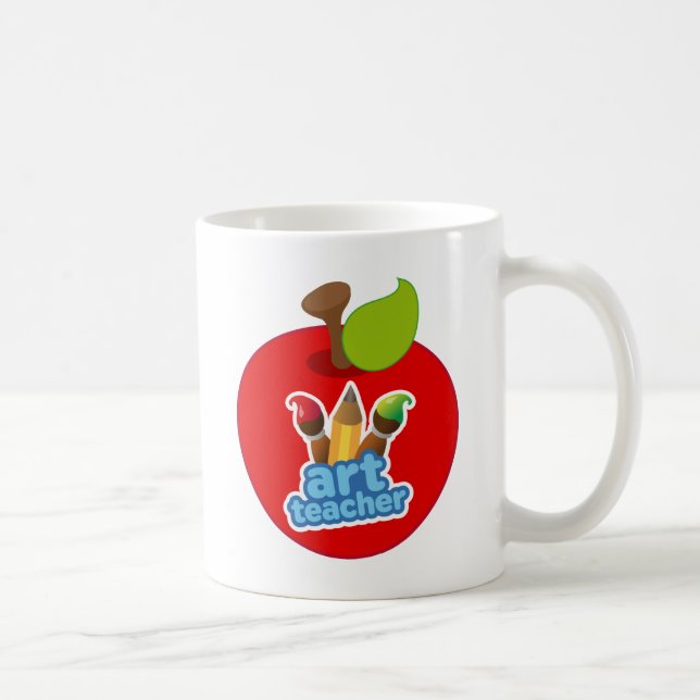 Kunstlehrer-Geschenk Kaffeetasse (Rechts)