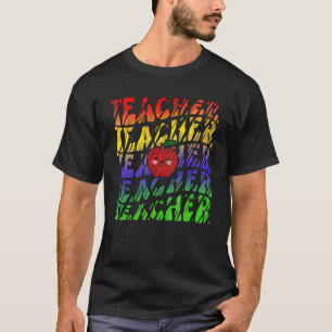 Kunstlehrer Inspirierend Bunt Grundschule T-Shirt