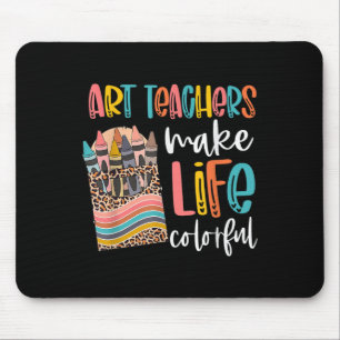 Kunstlehrer machen das Leben bunt Zurück zur Schul Mousepad