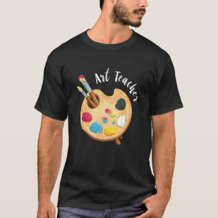 Kunstlehrer-Paletten-Werkzeug Künstler Student Far T-Shirt