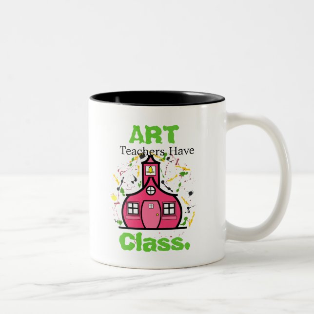 Kunstlehrer-Tasse Zweifarbige Tasse (Rechts)