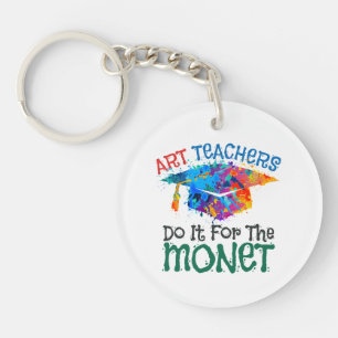 Kunstlehrer tun es für den Monet Art Teacher Schlüsselanhänger