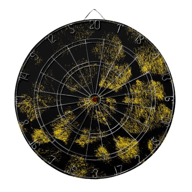 Kunstleoparden Dartscheibe (vorne)