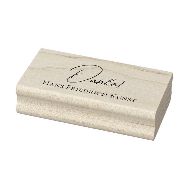Künstler Dankeschön-Stempel Gummistempel (Stempel)