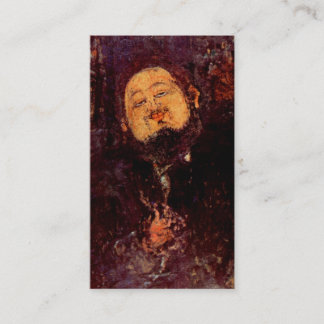 Künstler-Diego Rivera-Porträt gemalt durch Visitenkarte