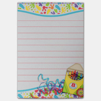 Künstler-Farbe splats Zeichenstiftkasten Post-it Klebezettel