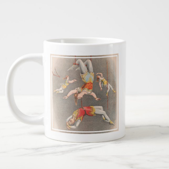 Künstler für männliche und weibliche Trapez Jumbo-Tasse (Links)