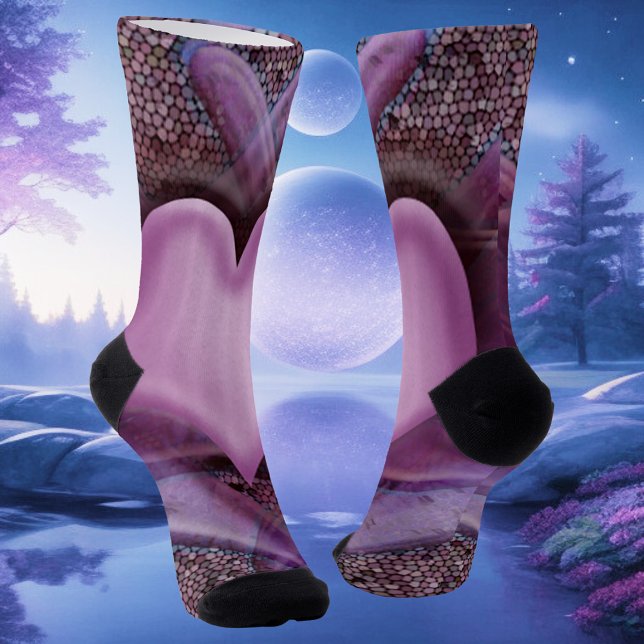 Künstler Herz enthüllt Socken (Von Creator hochgeladen)
