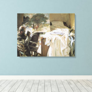 Künstler in seinem Atelier von John Singer Sargent Leinwanddruck