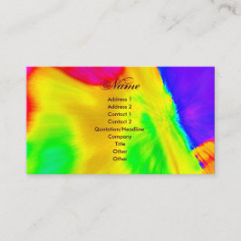 "Künstler IV" Visitenkarte