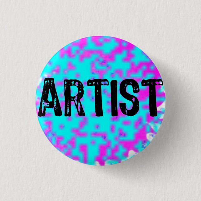 Künstler - Kleine Spatter Button (Vorderseite)