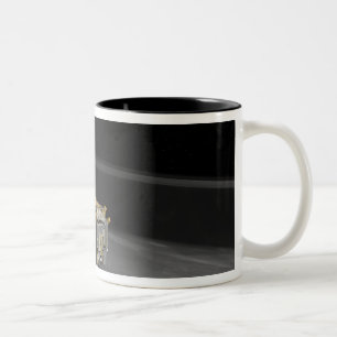 Künstler-Konzept der Monduntersuchung Orbi 3 Zweifarbige Tasse