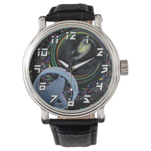 Künstler Konzept Raumschiff Alcubierre Warp-Antrie Armbanduhr