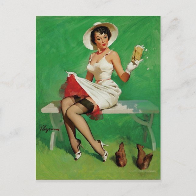 Künstler Postkarte (Vorderseite)