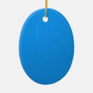 Künstler stellte blauen Farbschatten her: Addiere Keramikornament