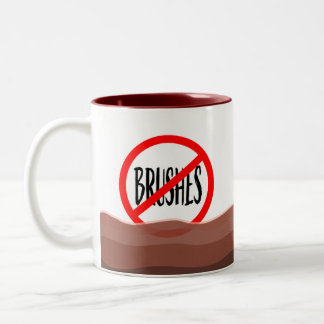 Künstler Tee Nicht Pinsel Zweifarbige Tasse