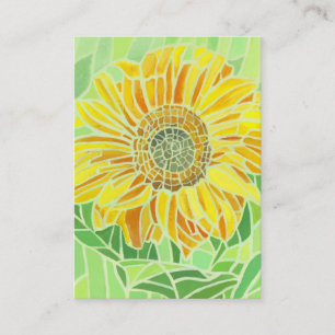 Künstler-Trading Cards des Sonnenblume-Mosaik-ACE Visitenkarte