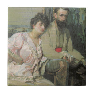 Künstler und Ehefrau (von Frantisek Kupka) Fliese