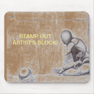 Künstler und Kreative fürchten den Block m Mousepad